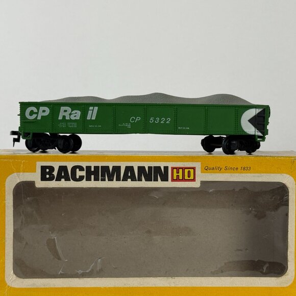 Bachmann HO Scale Train Cars Lot CP Rail Coal car Shell Plastics Box car w/boxes - Picture 2 of 9